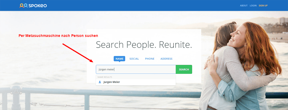PERSONENSUCHE IM INTERNET visual data 3